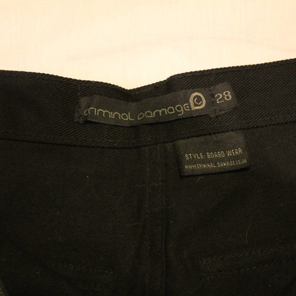 Criminal damage cargo pants button fly brand new - Picture 12 of 12
